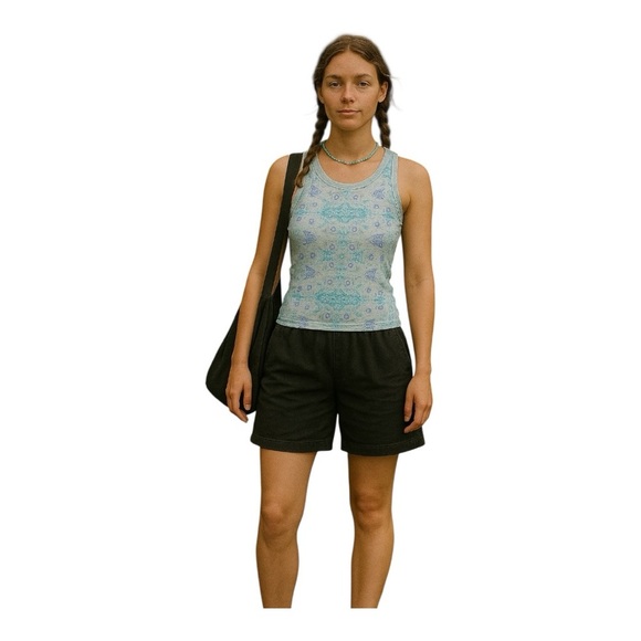 Columbia Tops - Columbia active fit water color‎ bold print tanktop